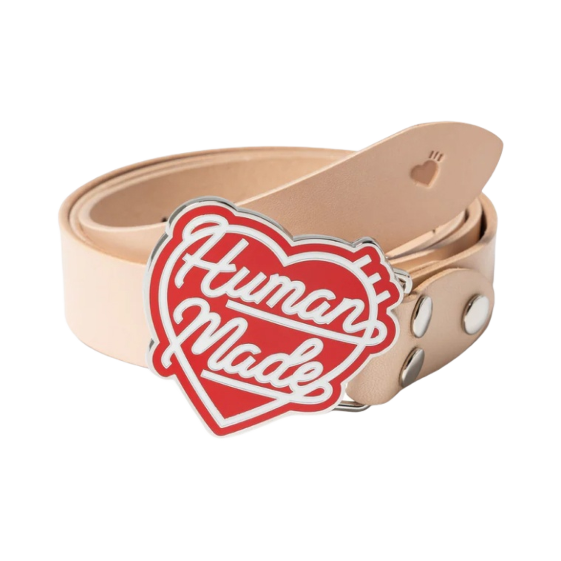 Mサイズ HUMAN MADE Heart Leather Belt HUMAN MADE HEART LEATHER