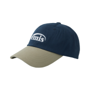 Emis New Logo Mix Ball Cap Beige Navy