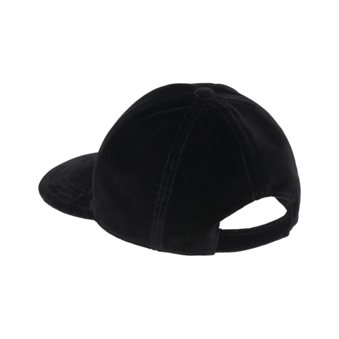 (W) 미우 미우 벨벳 베이스볼 캡 블랙 플래티넘((W) Miu Miu Velvet Baseball Cap Black Platinum) - 2