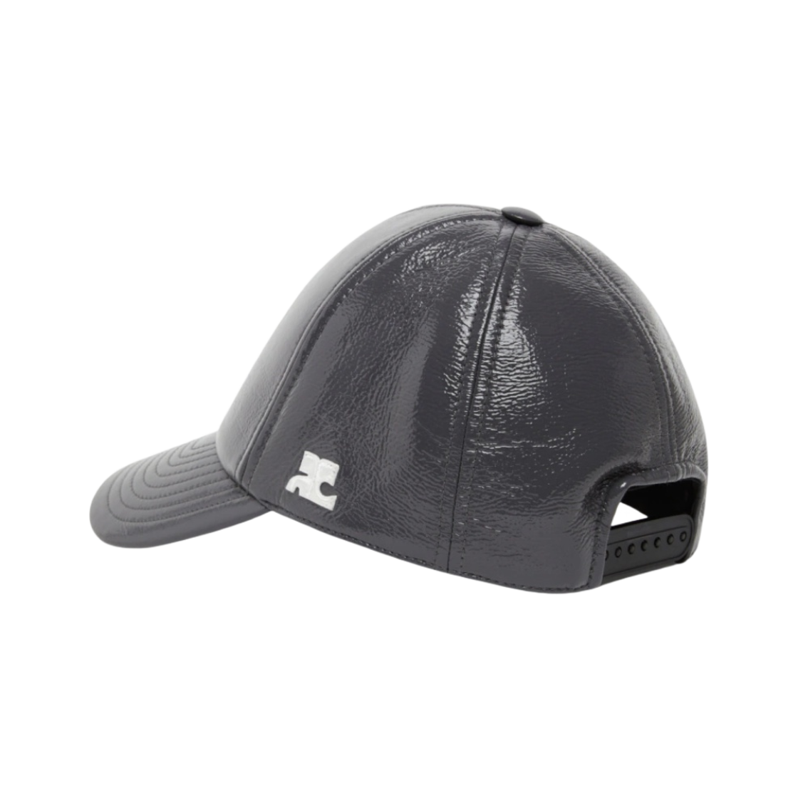 (W) 꾸레쥬 리에디션 바이닐 캡 스틸 그레이((W) Courreges Reedition Vinyl Cap Steel Grey) - 3