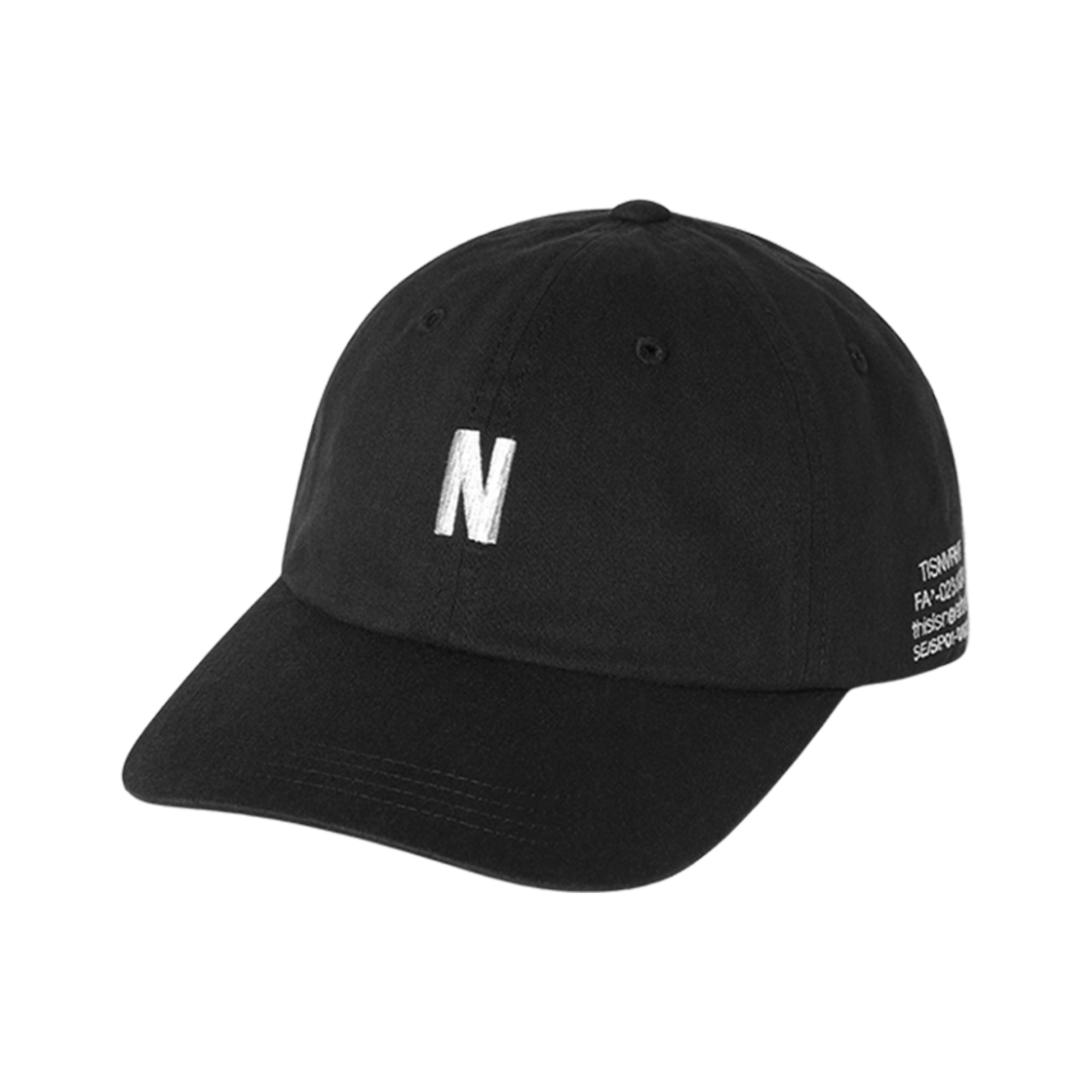 TN243WHWBC07BLK thisisneverthat N Logo Cap Black
