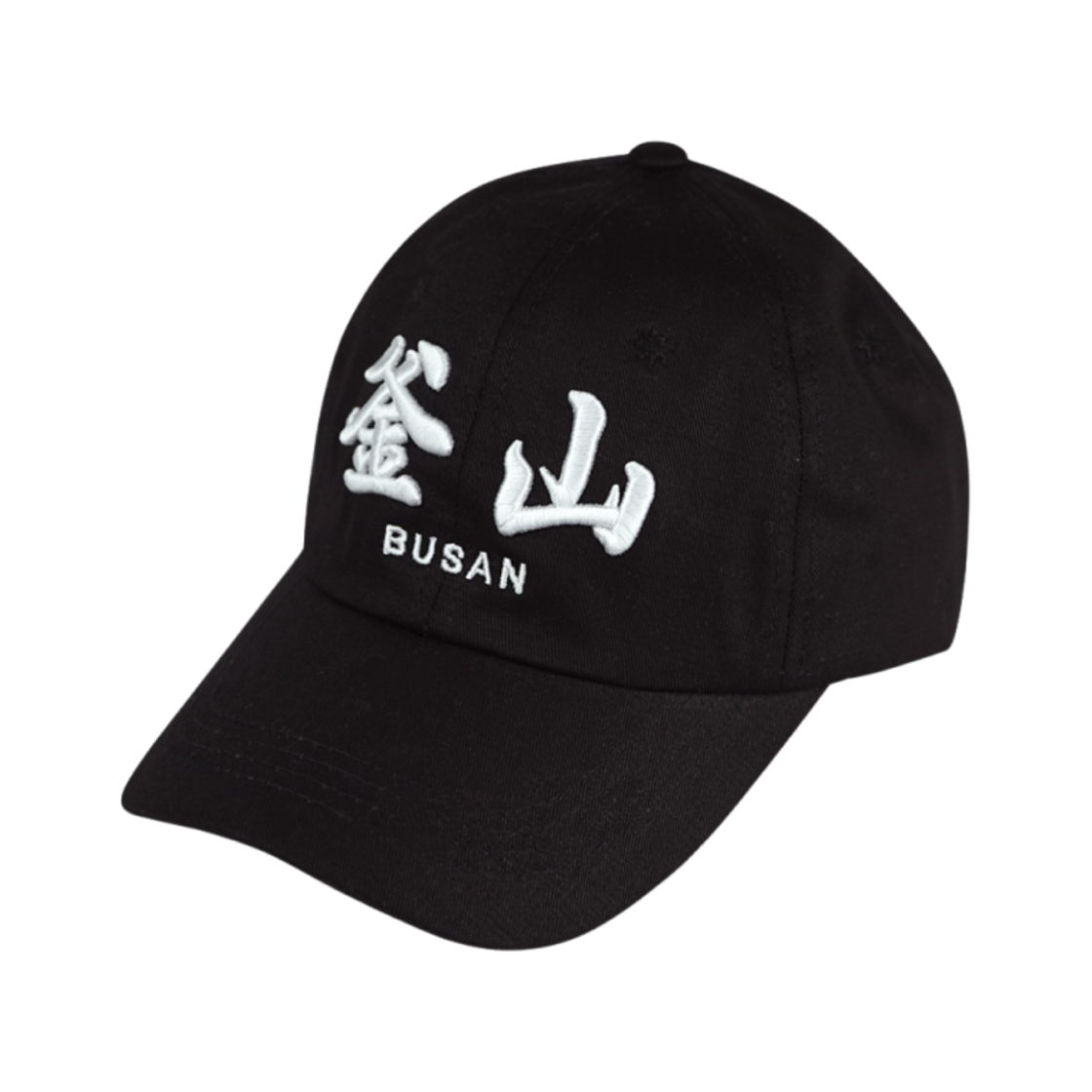 다크룸 스튜디오 부산 화이트 로고 캡(Darkr8m Studio Busan White Logo Cap)