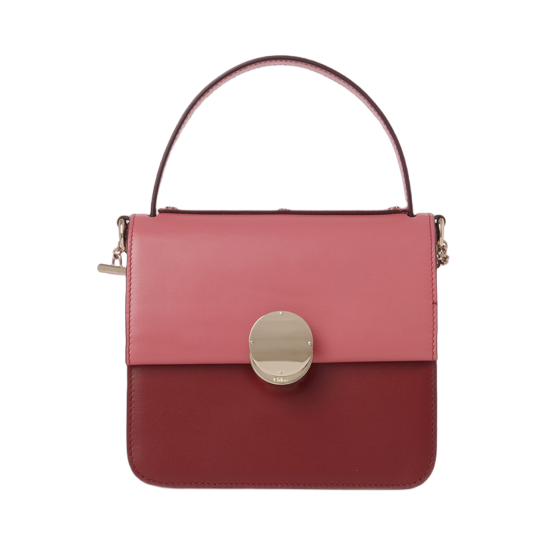 끌로에 페넬로페 스몰 탑 핸들 백 핑크 레드(Chloe Penelope Small Top Handle Bag Pink Red) - 1