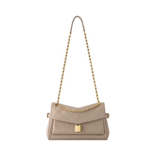 Louis Vuitton Anytime Flap Bag Tourterelle Grey