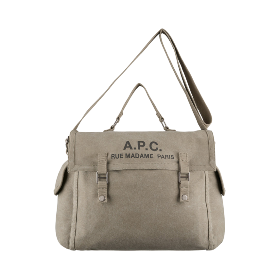 아페쎄 리쿠퍼레이션 사첼 백 카키(A.P.C. Recuperation Satchel Bag Khaki)