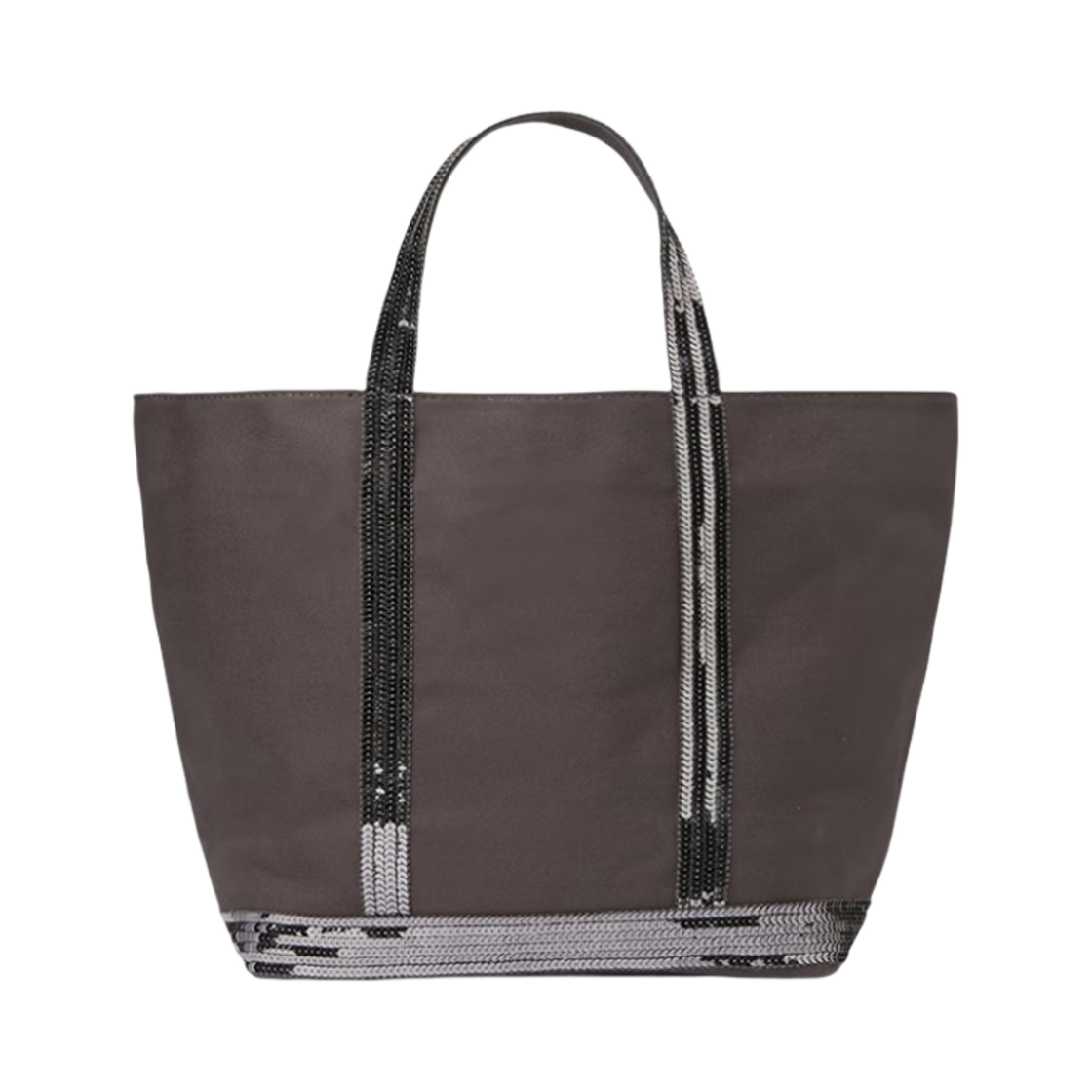 0PVE01-V40413-998 Vanessa Bruno Canvas M Cabas Tote Anthracite