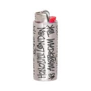 Stussy City Metal Lighter Case Silver