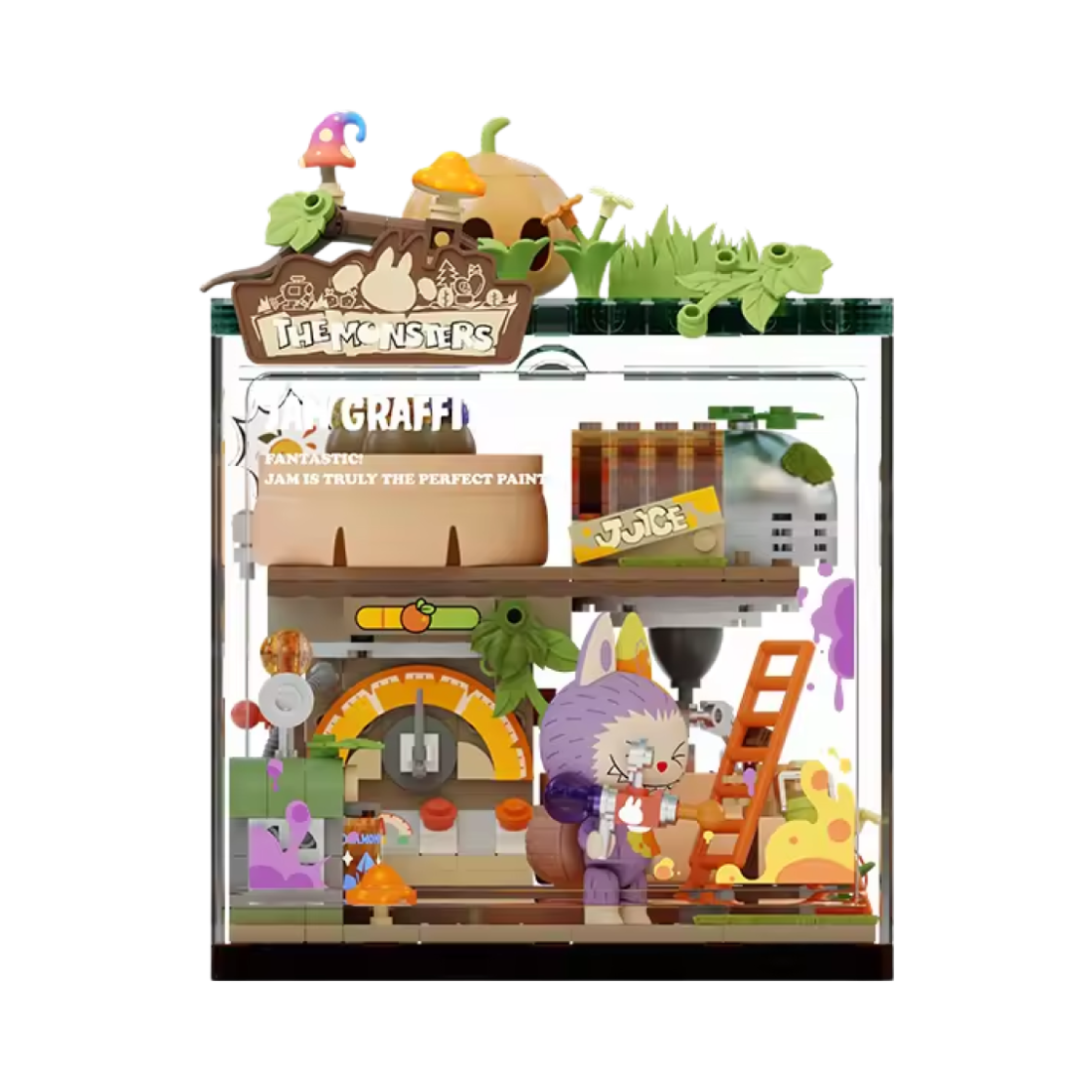 팝마트 라부부 더 몬스터즈 마을 숲속 비밀 기지 시리즈 블록 잼 그래피티(Pop Mart Labubu The Monsters Forest Secret Base Series Block Jam Graffiti) - 2