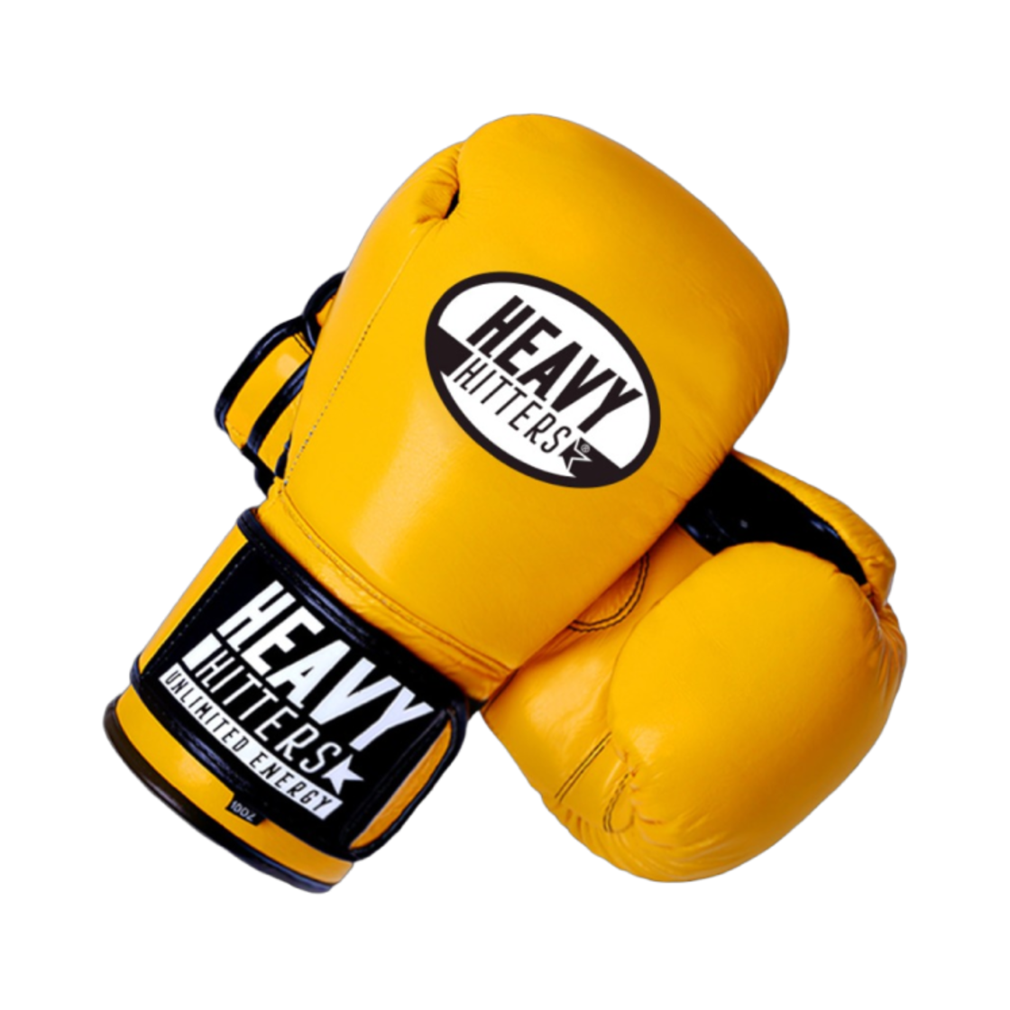 H6-YW Heavy Hitter Champion Velcro Boxing Gloves Yellow