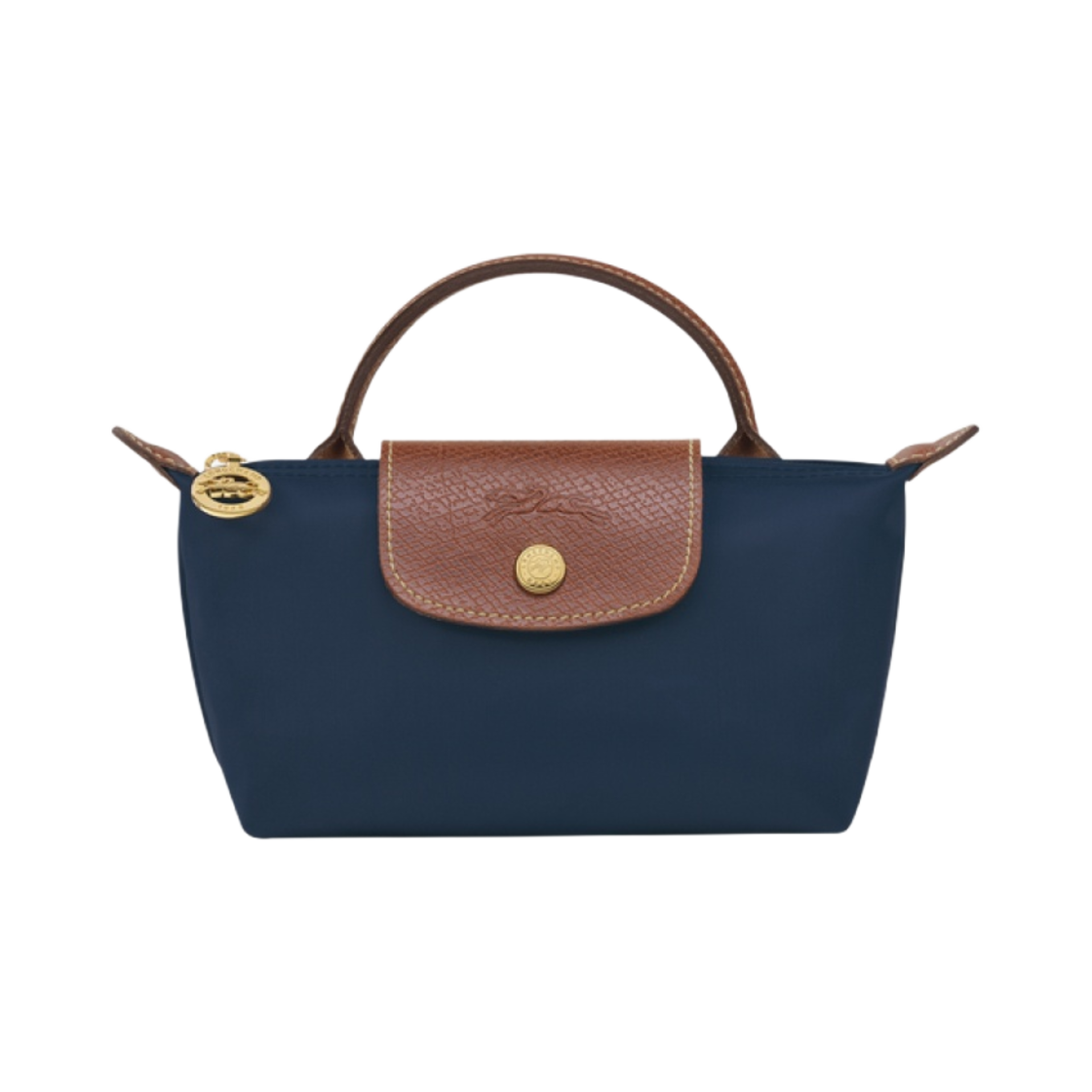 롱샴 르 플리아쥬 오리지널 핸들 파우치 블루 네이비(Longchamp Le Pliage Original Handle Pouch Blue Navy)