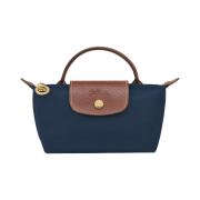 Longchamp Le Pliage Original Handle Pouch Blue Navy