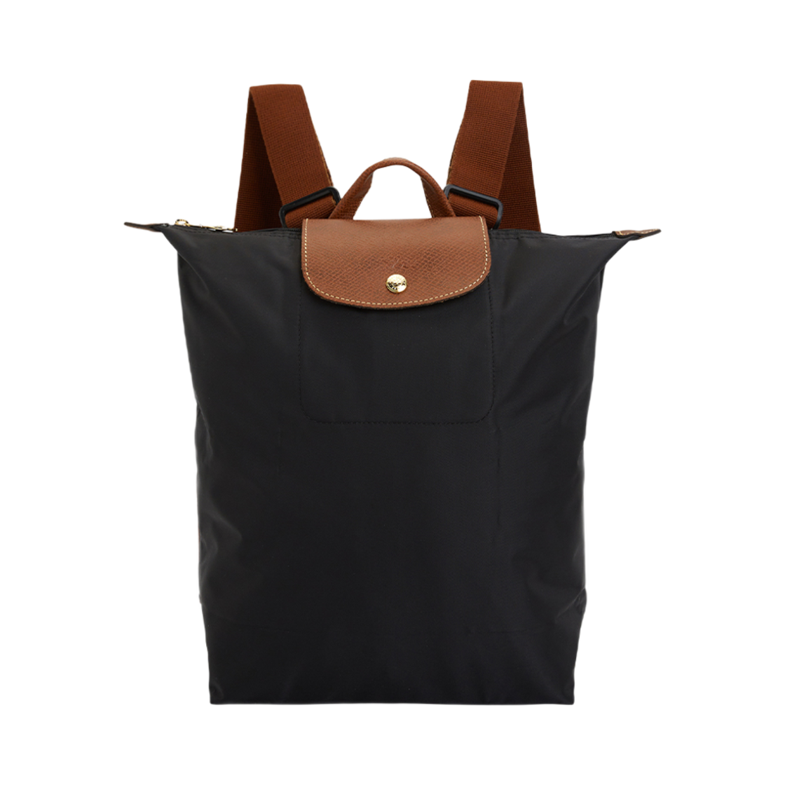 롱샴 르 플리아쥬 오리지널 M 백팩 블랙(Longchamp Le Pliage Original M Backpack Black)