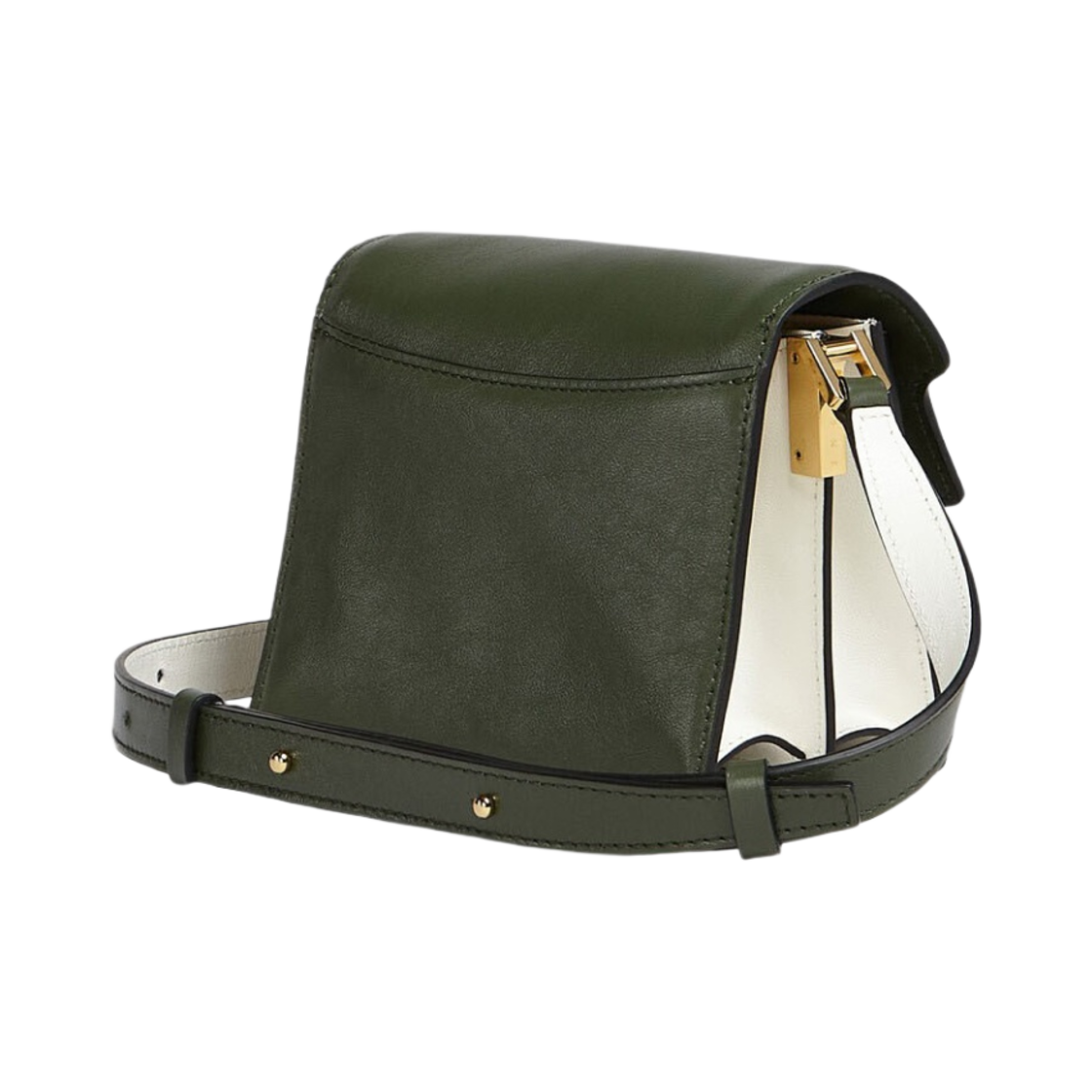 마르니 레더 소프트 미디움 트렁크백 라임 스톤 가제보(Marni Leather Soft Mini Trunk Bag Lime Stone Gazebo) - 3