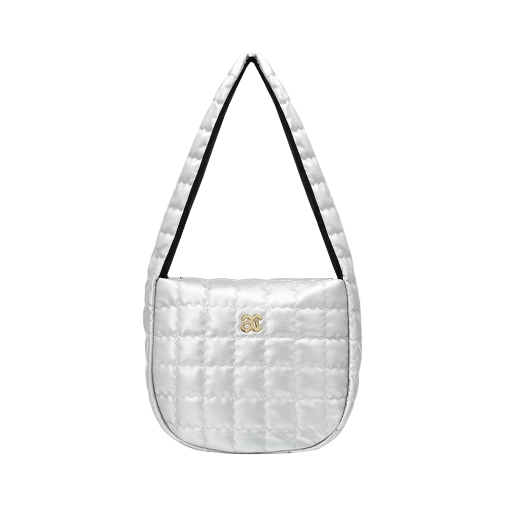 아노에틱 Anc 퀼팅 빅 백 실버