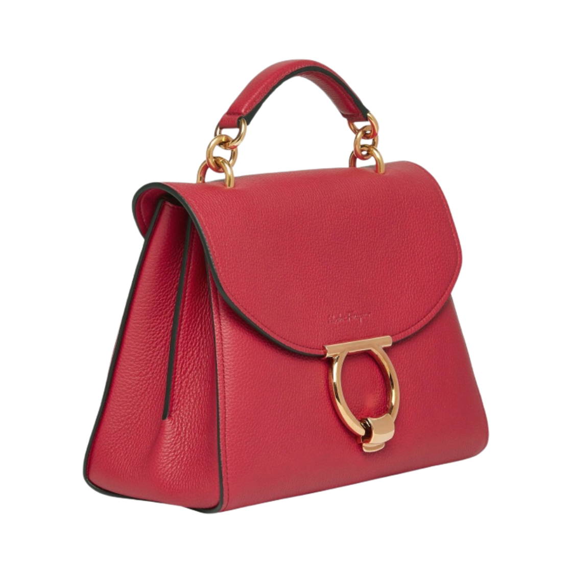 페라가모 스몰 간치니 탑 핸들백 쿠렌트(Ferragamo Small Gancini Top Handle Bag Currant) - 2