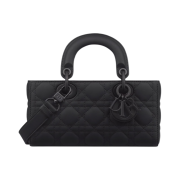 Dior Small Lady D Joy Bag Cannage Calfskin Ultramatte Black