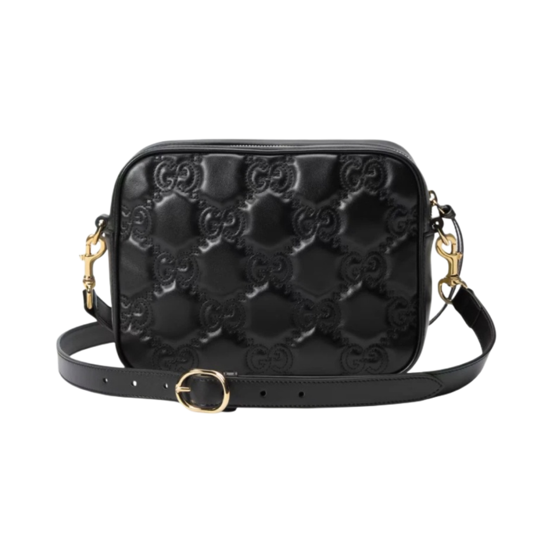 구찌 GG 마틀라세 레더 스몰 핸드백 블랙(Gucci GG Matelasse Leather Small Bag Black) - 3