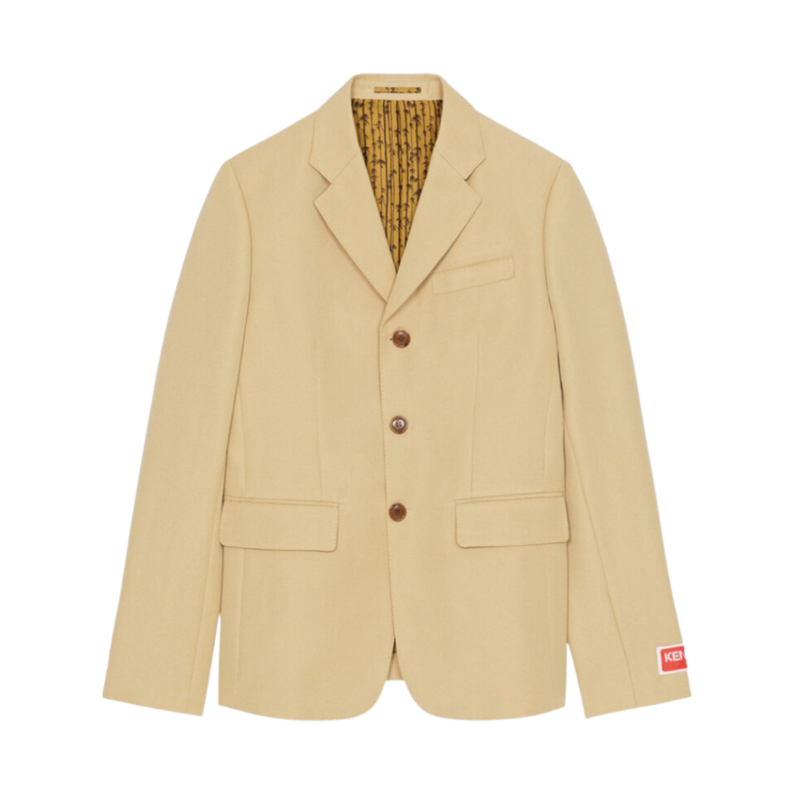 겐조 슬림핏 수트 자켓 베이지(Kenzo Slim Fit Suit Jacket Beige) - 1