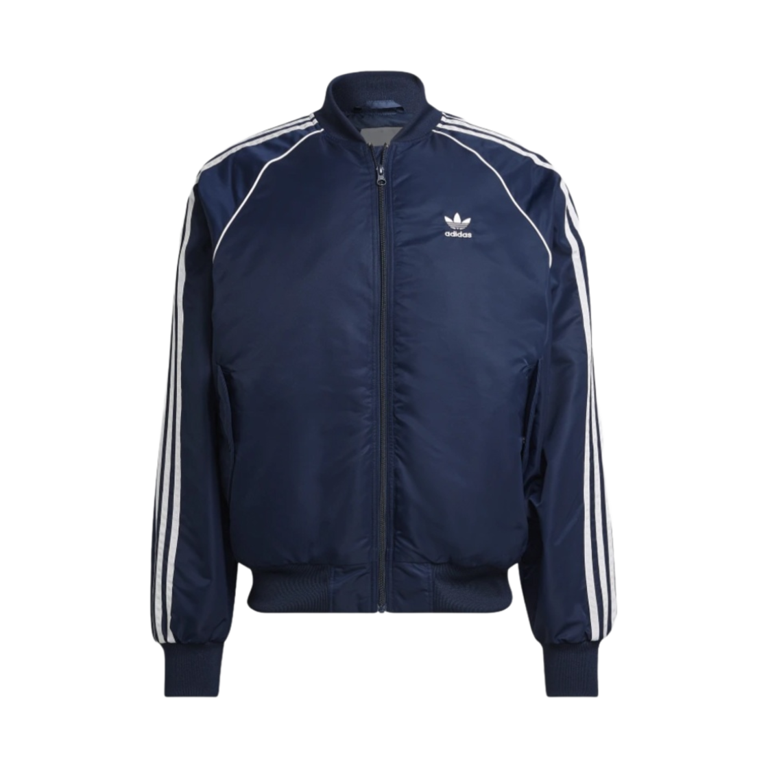 아디다스 오리지널스 퀼티드 슈퍼스타 봄버 자켓 나이트 인디고 - KR 사이즈