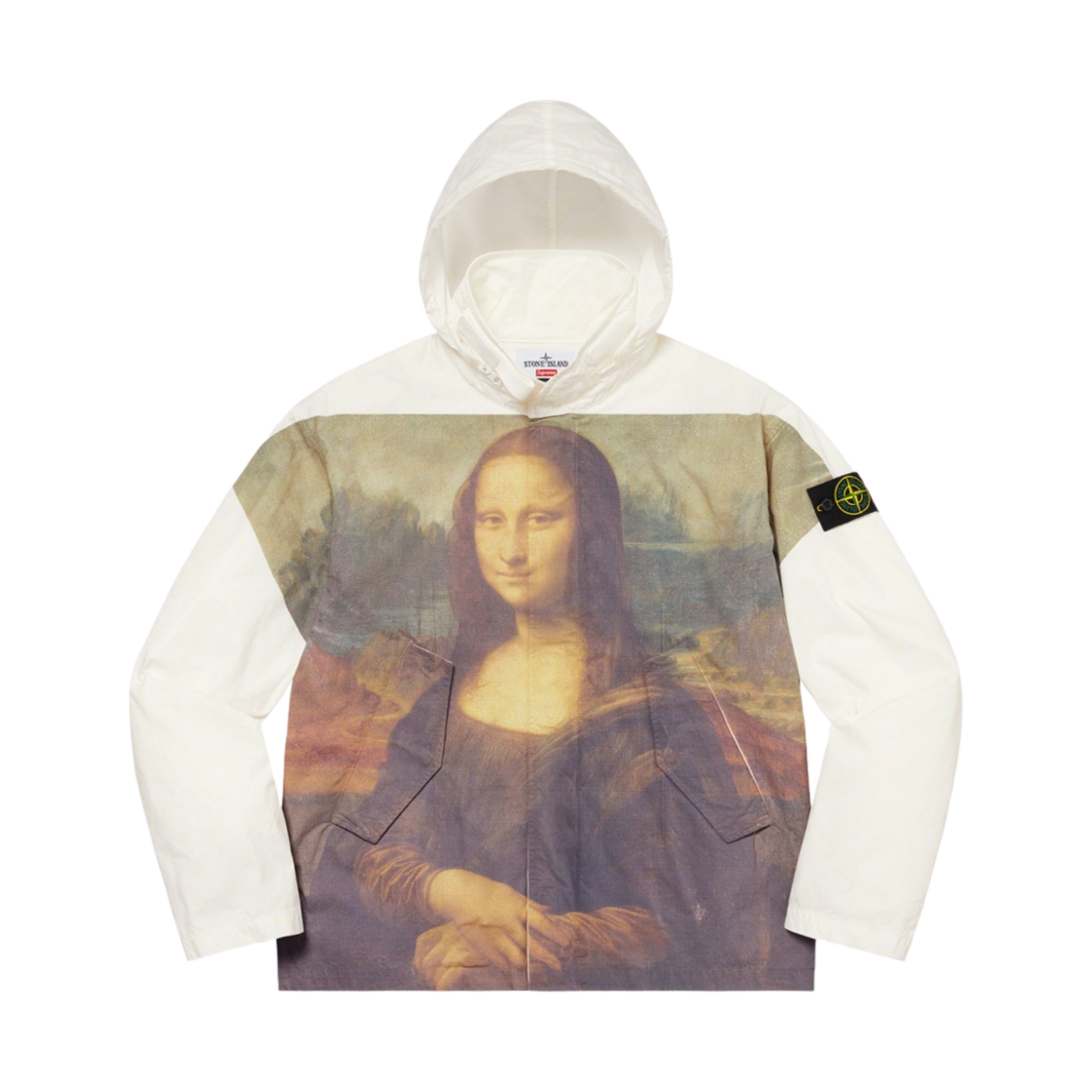 슈프림 x 스톤 아일랜드 코튼 코듀라 쉘 자켓 모나리자 - 22SS(Supreme x Stone Island Cotton Cordura Shell Jacket Mona Lisa - 22SS)