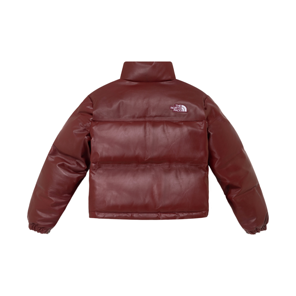 (W) 노스페이스 레더 눕시 다운 RDS 자켓 레드((W) The North Face Leather Nuptse Down RDS Jacket Red) - 2