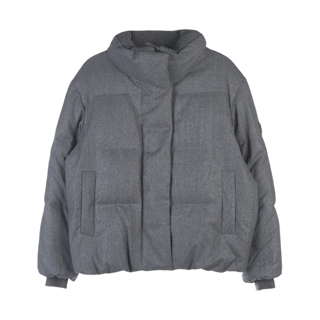 MT2262891-CNR78 (W) Brunello Cucinelli High Neck Padded Jacket Grey