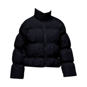 (W) Jordan Puffer Jacket Black - Asia