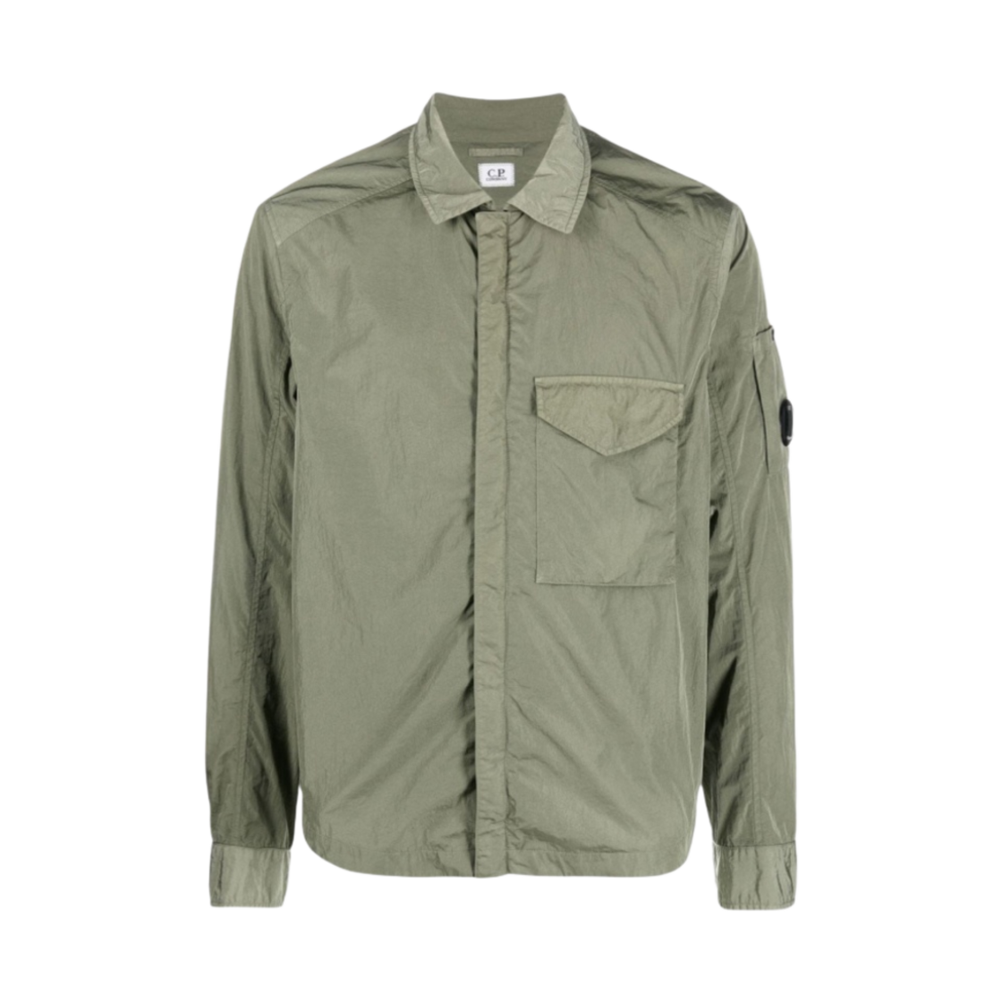 C.P. 컴퍼니 크롬-R 오버셔츠 브론즈 그린 - 23SS(C.P. Company Chrome-R Overshirt Bronze Green - 23SS) - 1