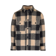 Isabel Marant Kervon Checked Jacket Black - 23SS