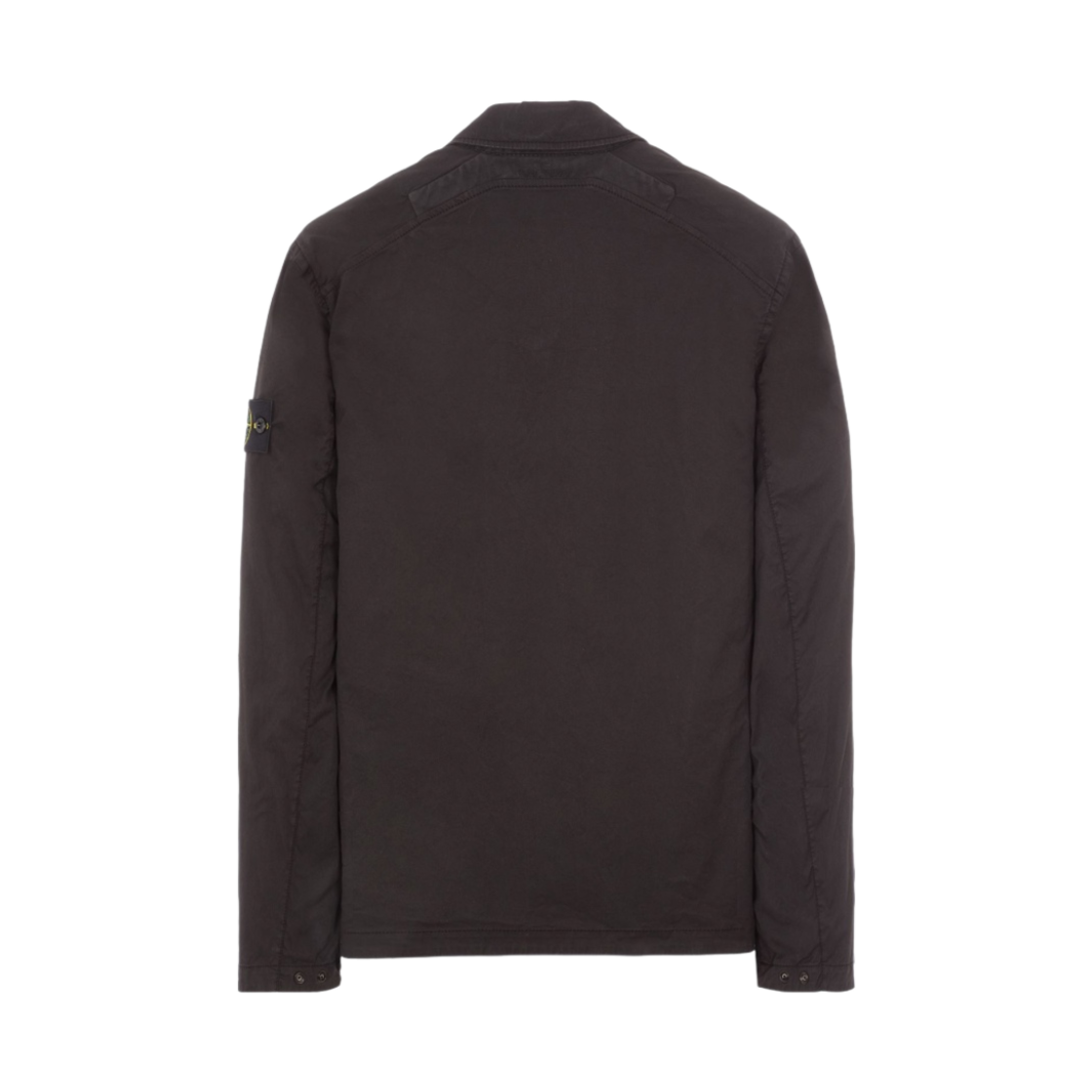 스톤 아일랜드 11710 가먼트 다이드 스트레치 코튼 개버딘 오버셔츠 블랙 - 22FW(Stone Island 11710 Garment Dyed Stretch Cotton Gabardine Overshirt Black - 22FW) - 2