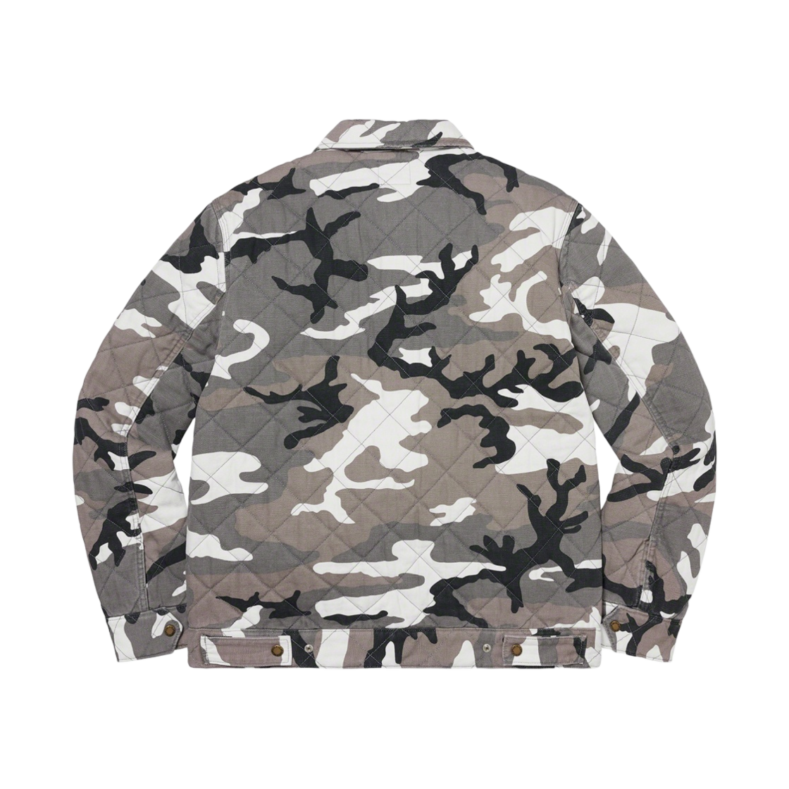 슈프림 x 디키즈 퀼티드 데님 워크 자켓 그레이 카모 - 21FW(Supreme x Dickies Quilted Denim Work Jacket Grey Camo - 21FW) - 3