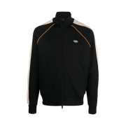 Diesel S-Ralock Track Jacket with Sleeve Bands Black