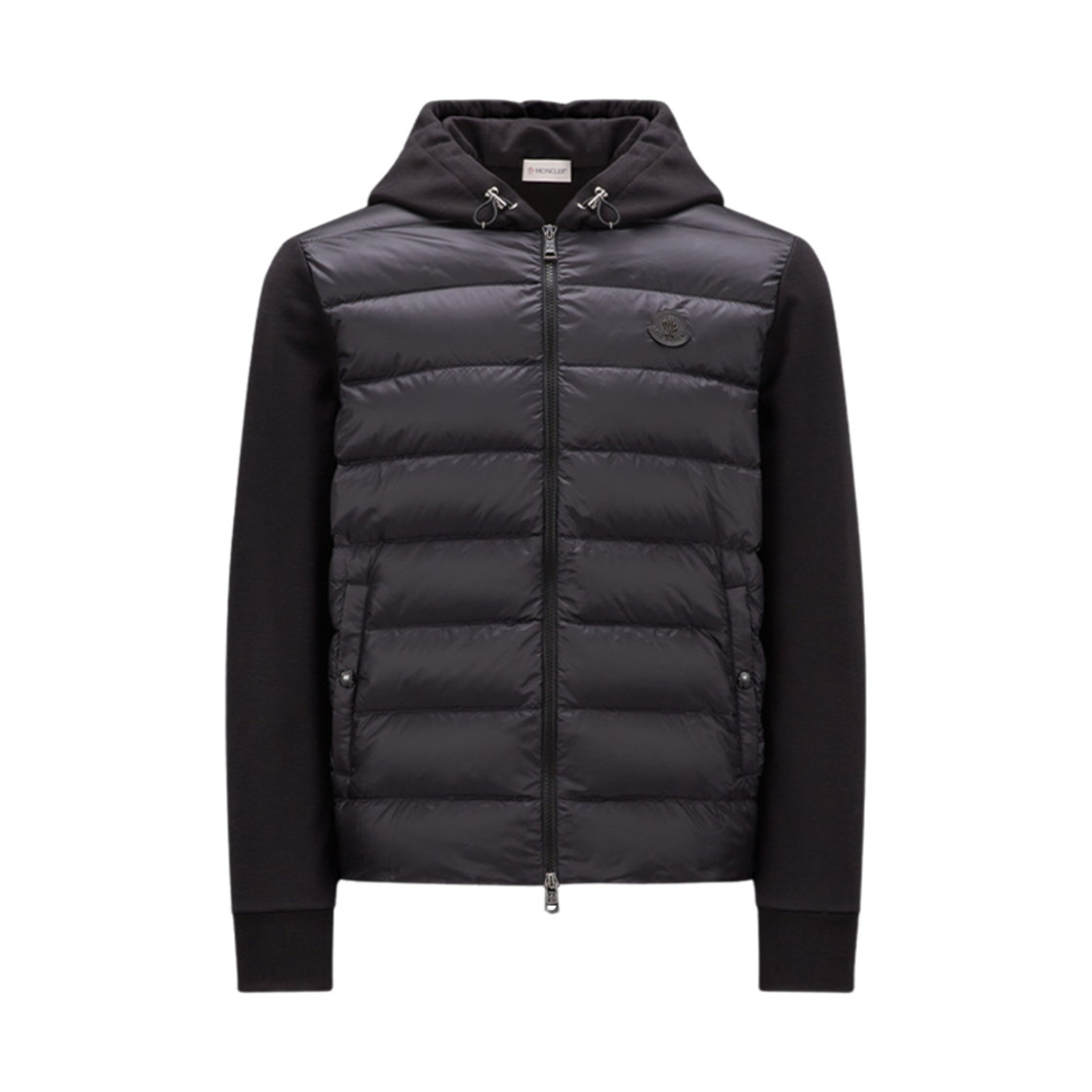 I2-091-8G00035-809KZ-999 Moncler Padded Fleece Zip-Up Sweatshirt Black - 23FW