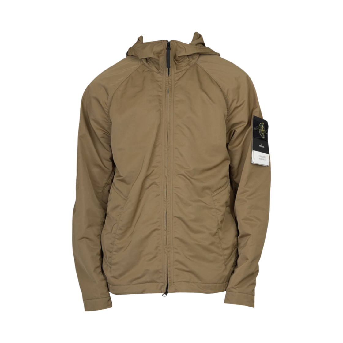 스톤 아일랜드 40130 하이퍼 덴스 나일론 라소 후드 자켓 다크 베이지 - 23SS(Stone Island 40130 Hyper Dense Nylon Raso Hooded Jacket Dark Beige - 23SS) - 1
