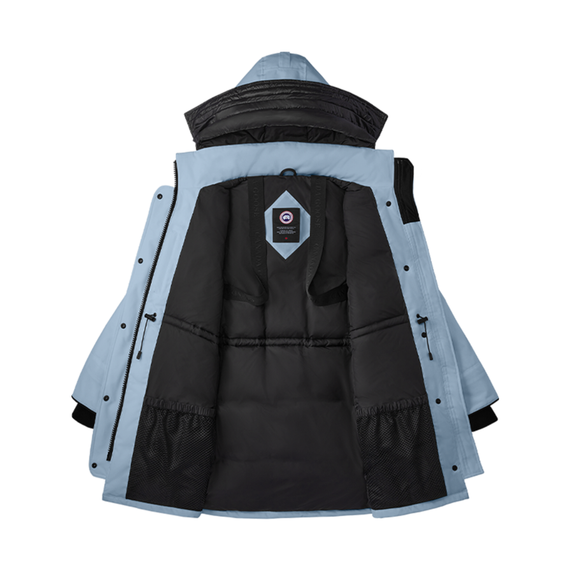 (W) 캐나다 구스 트릴리움 파카 블랙 라벨 던 블루((W) Canada Goose Trillium Parka Black Label Dawn Blue) - 2