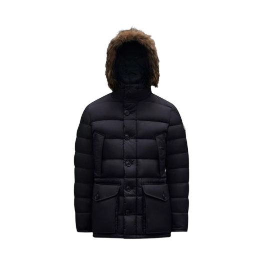 Moncler Cluny Long Down Jacket Night Blue - 22FW
