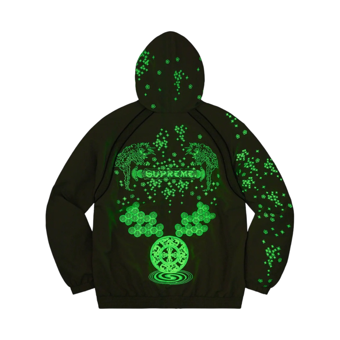 슈프림 AOI 글로우 인 더 다크 트랙 자켓 올리브 - 22SS(Supreme AOI Glow in the Dark Track Jacket Olive - 22SS) - 2
