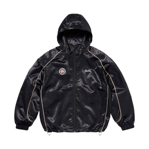 슈프림 사틴 후드 트랙 자켓 브라운 - 24SS | Supreme | KREAM