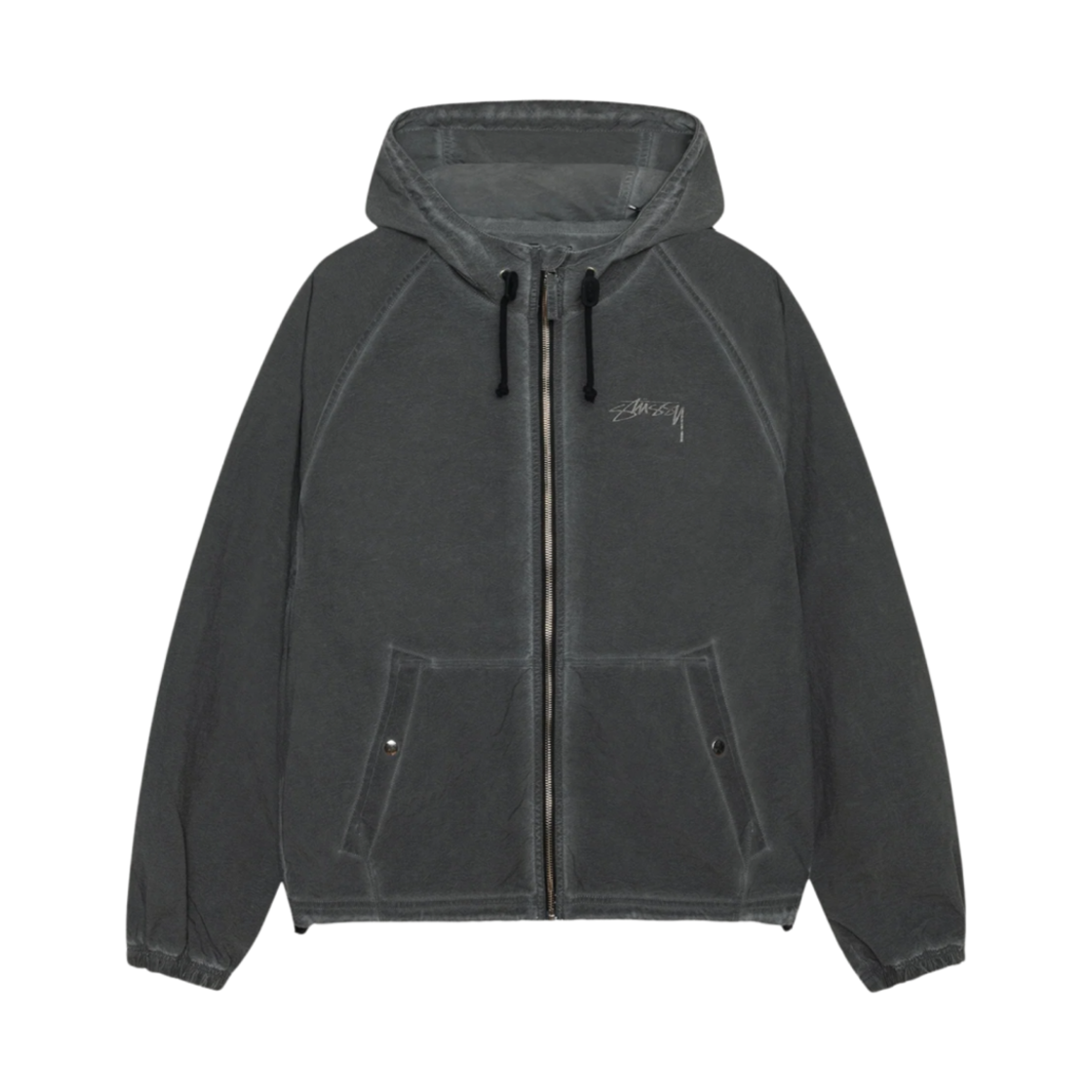 스투시 비치 쉘 가먼트 다이드 블랙 | Stussy | KREAM