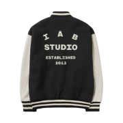 IAB Studio Stadium Jacket Black Ivory