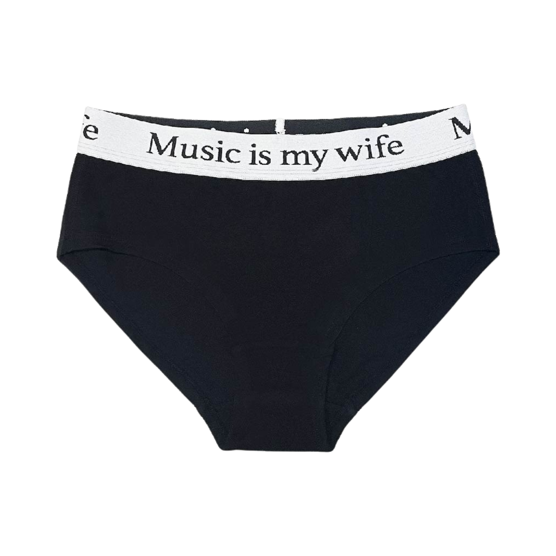 300007 Mosquito Murderers Music Is My Wife Underwear Bikini Black