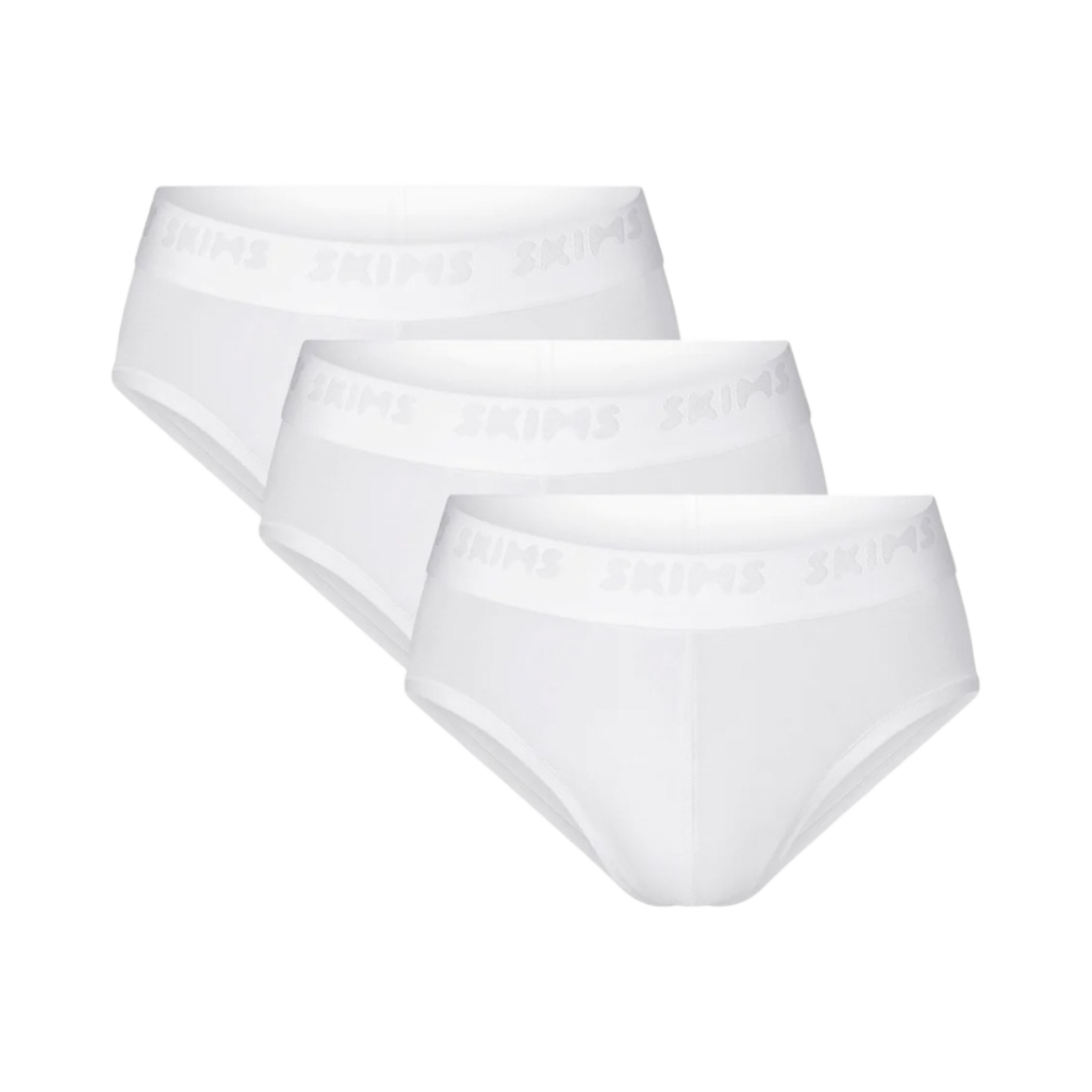 스킴스 스트레치 브리프 3팩 초크(Skims Stretch Brief 3-Pack Chalk)