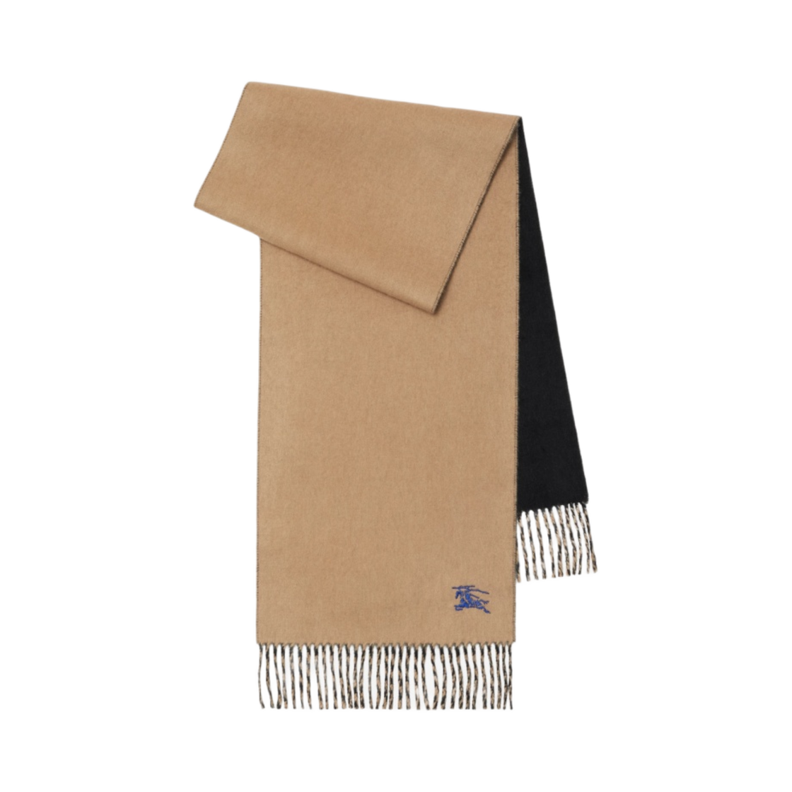 8077827 Burberry EKD Cashmere Reversible Muffler Camel