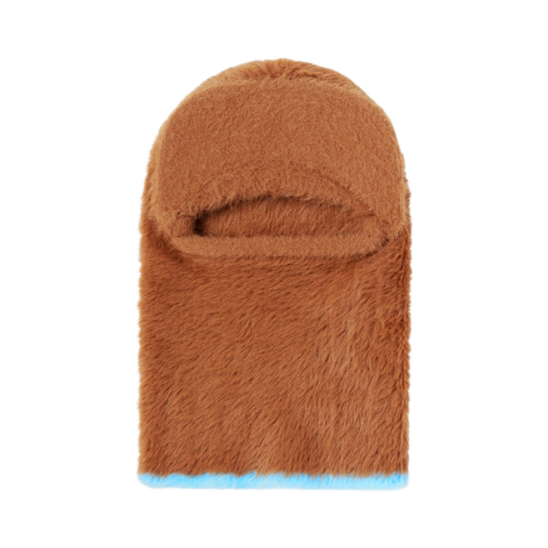 자크뮈스 라 카굴 카스케트 플러피 발라클라바 브라운(Jacquemus La Cagoule Casquette Fluffy Balaclava Brown) - 1