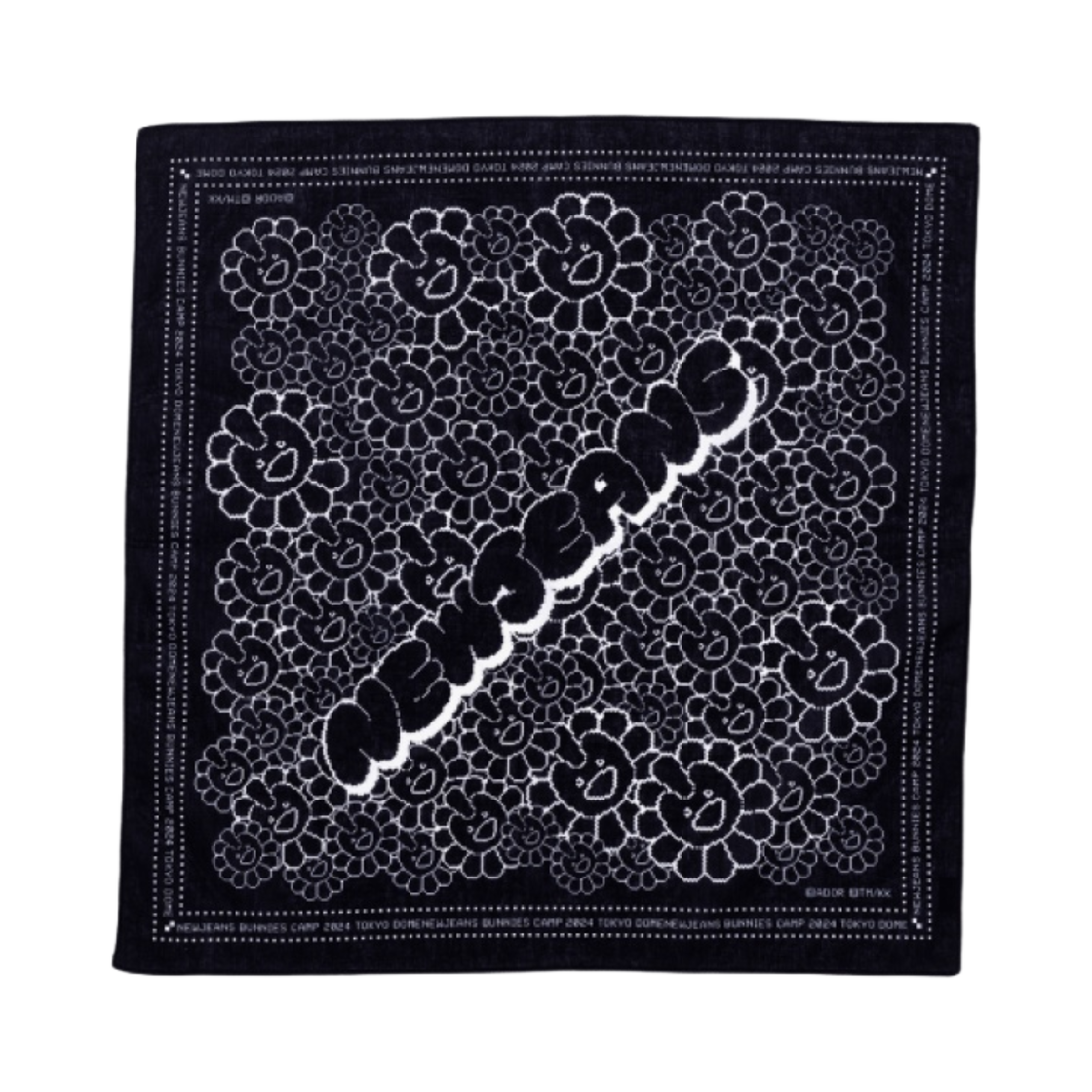 - Newjeans x Murakami Bunnies Camp 2024 Tokyo Dome Bandana Black