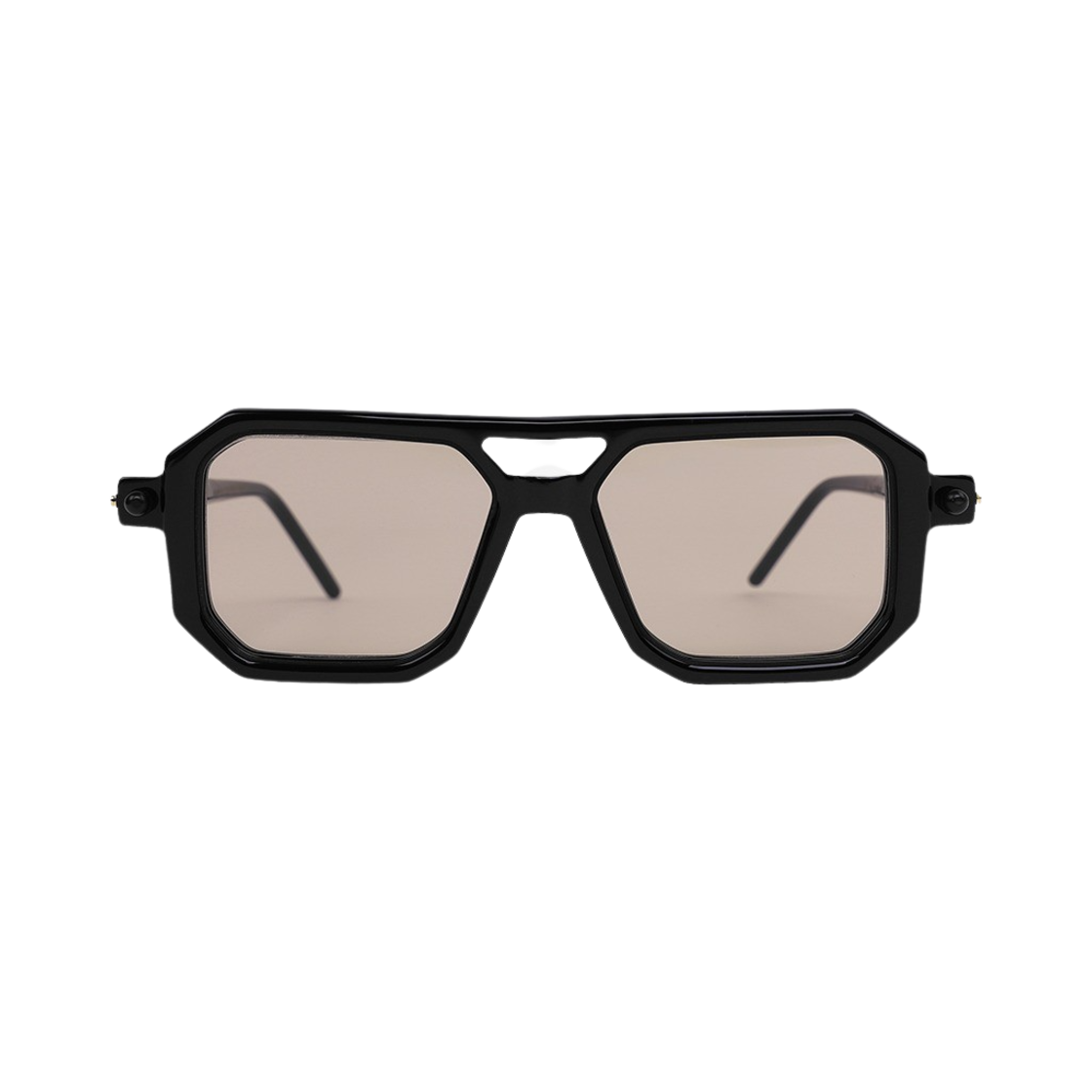 쿠보라움 P8 블랙 샤인 블랙 매트 브라운 틴트 렌즈(Kuboraum P8 Black Shine Black Matt Brown Tint Lens)