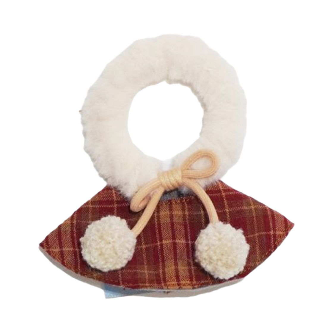 코지모지 키링 악세사리 윈터 체크 케이프 레드(Cosymosy Keyring Acc Winter Check Cape Red)