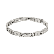 Louis Vuitton Monogram Tied Up Bracelet Silver