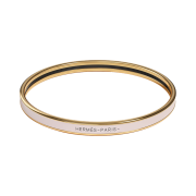 (W) Hermes Uni Bangle Gold & Rose Candeur