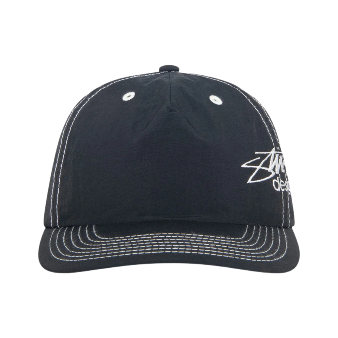 1311180 Stussy Mid-Depth Stussy Designs Snapback Black